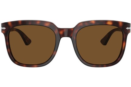 Ochelari de soare Persol PO3323S 24/57 Polarized Pătrați Havana