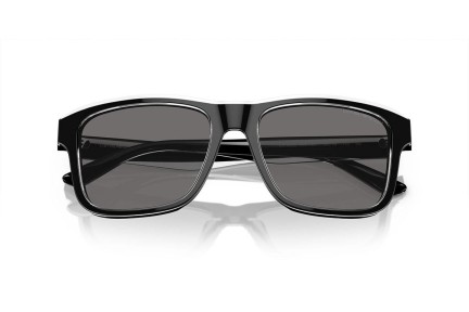 Ochelari de soare Emporio Armani EA4208 605187 Polarized Dreptunghiulari Negri