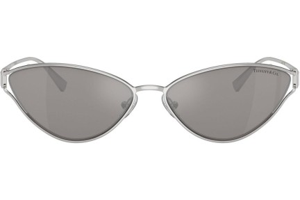 Ochelari de soare Tiffany & Co. TF3095 61956G Cat Eye Argintii