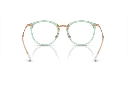 Ochelari Ray-Ban RX7140 8337 Rotunzi Verzi