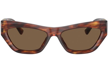 Ochelari de soare Ralph Lauren The Kiera RL8218U 500773 Cat Eye Havana