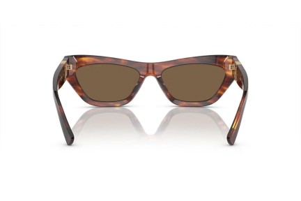 Ochelari de soare Ralph Lauren The Kiera RL8218U 500773 Cat Eye Havana