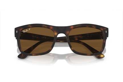 Ochelari de soare Ray-Ban RB4428 894/57 Polarized Pătrați Havana