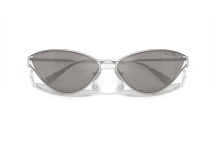 Ochelari de soare Tiffany & Co. TF3095 61956G Cat Eye Argintii