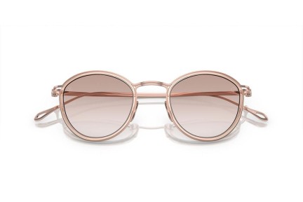 Ochelari de soare Giorgio Armani AR6148T 335413 Rotunzi Roz