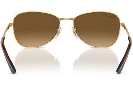 Ochelari de soare Ray-Ban RB3733 001/M2 Polarized Pilot Aurii