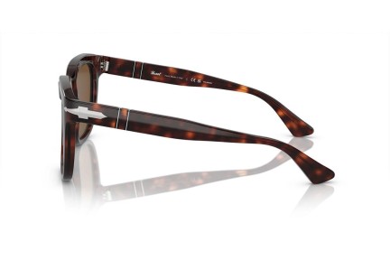 Ochelari de soare Persol PO3323S 24/57 Polarized Pătrați Havana