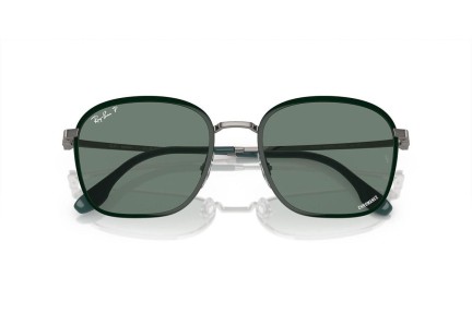 Ochelari de soare Ray-Ban RB3720 9264O9 Polarized Pătrați Verzi