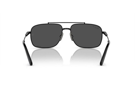 Ochelari de soare Ray-Ban Michael Titanium RB8096 9267K8 Polarized Dreptunghiulari Negri