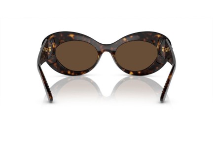 Ochelari de soare Versace VE4456U 108/73 Ovali Havana