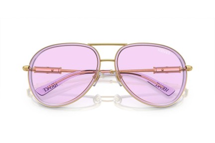 Ochelari de soare Versace VE2260 10021A Pilot Roz