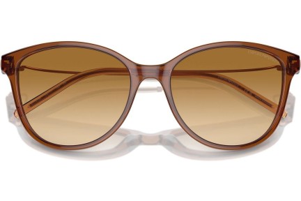 Ochelari de soare Emporio Armani EA4220 61103B Cat Eye Bej