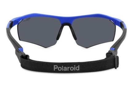 Ochelari de soare Polaroid PLD7055/S FLL/QG Polarized Dreptunghiulari Albaștri