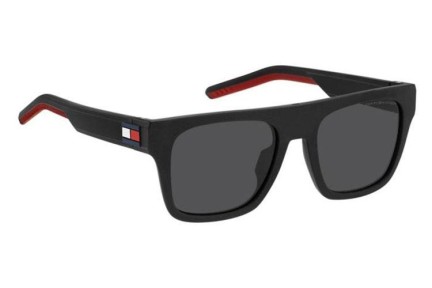 Ochelari de soare Tommy Hilfiger TH1976/S BLX/IR Pătrați Negri