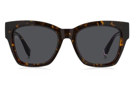 Ochelari de soare Tommy Hilfiger TH2156/S 086/IR Dreptunghiulari Havana