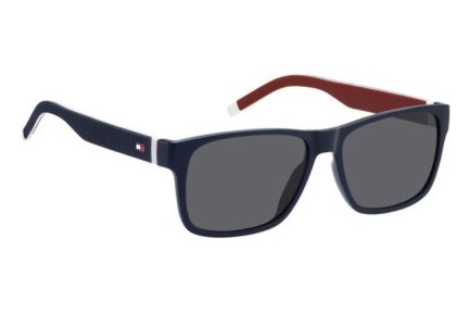 Ochelari de soare Tommy Hilfiger TH1718/S FLL/IR Pătrați Albaștri