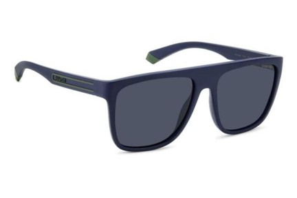 Ochelari de soare Polaroid PLD2162/S FLL/C3 Polarized Flat Top Albaștri