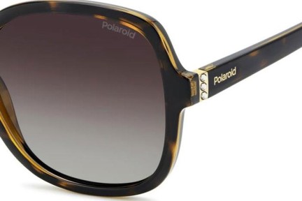 Ochelari de soare Polaroid PLD4177/S/X 086/LA Polarized Pătrați Havana