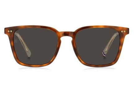 Ochelari de soare Tommy Hilfiger TH2158/S 0UC/IR Dreptunghiulari Havana