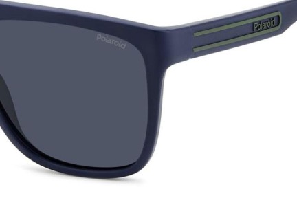 Ochelari de soare Polaroid PLD2162/S FLL/C3 Polarized Flat Top Albaștri