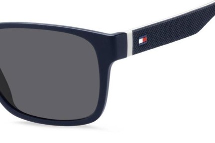 Ochelari de soare Tommy Hilfiger TH1718/S FLL/IR Pătrați Albaștri