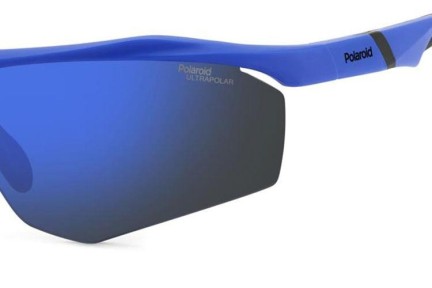 Ochelari de soare Polaroid PLD7055/S FLL/QG Polarized Dreptunghiulari Albaștri