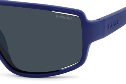 Ochelari de soare Polaroid PLD7054/S FLL/C3 Polarized Dreptunghiulari Albaștri