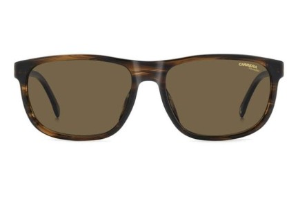 Ochelari de soare Carrera CFLEX08/G/S EX4/SP Polarized Dreptunghiulari Maro