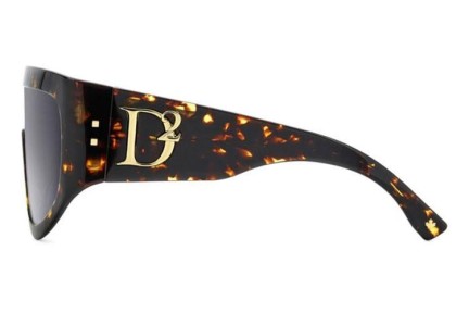 Ochelari de soare Dsquared2 D20149/S 086/9O Lentilă unică | Shield Havana