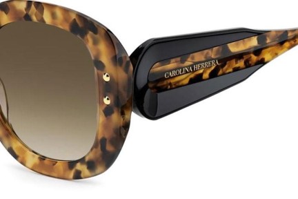 Ochelari de soare Carolina Herrera HER0254/S 086/HA Dreptunghiulari Havana