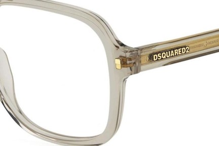 Ochelari Dsquared2 D20145 10A Dreptunghiulari Bej