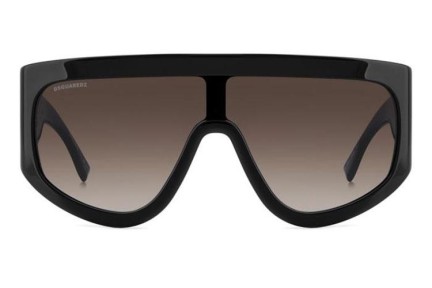 Ochelari de soare Dsquared2 D20149/S 807/HA Lentilă unică | Shield Negri