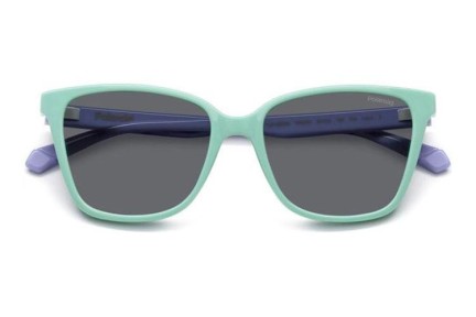 Ochelari de soare Polaroid Junior PLD8062/S WK2/M9 Polarized Cat Eye Verzi