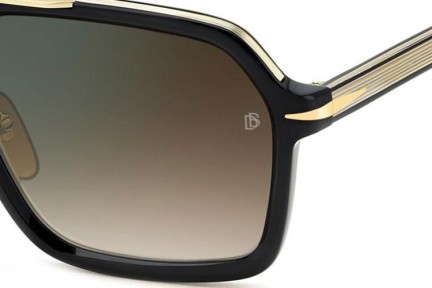 Ochelari de soare David Beckham DB7128/S 2M2/QY Dreptunghiulari Negri