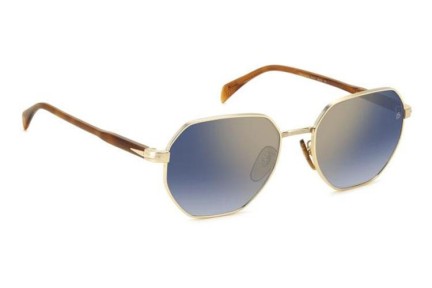 Ochelari de soare David Beckham DB1162/F/S 06J/1V Dreptunghiulari Aurii