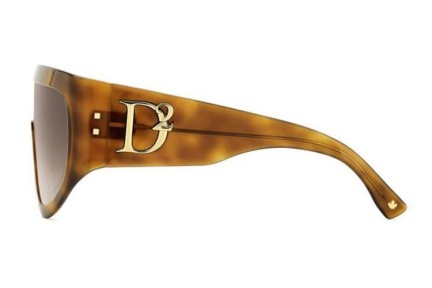 Ochelari de soare Dsquared2 D20149/S 05L/HA Lentilă unică | Shield Havana