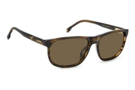 Ochelari de soare Carrera CFLEX08/G/S EX4/SP Polarized Dreptunghiulari Maro