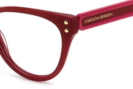 Ochelari Carolina Herrera HER0256 C9A Cat Eye Roșii