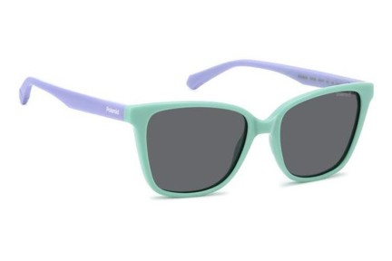 Ochelari de soare Polaroid Junior PLD8062/S WK2/M9 Polarized Cat Eye Verzi