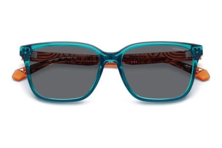 Ochelari de soare Polaroid Junior PLD8063/S TCF/M9 Polarized Dreptunghiulari Verzi