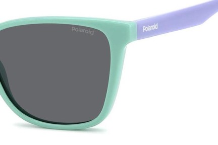 Ochelari de soare Polaroid Junior PLD8062/S WK2/M9 Polarized Cat Eye Verzi