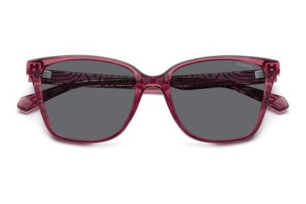 Ochelari de soare Polaroid Junior PLD8062/S 8CQ/M9 Polarized Cat Eye Roșii