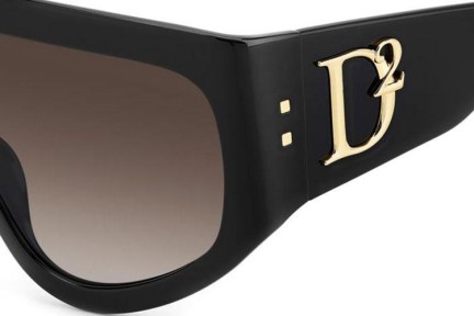 Ochelari de soare Dsquared2 D20149/S 807/HA Lentilă unică | Shield Negri