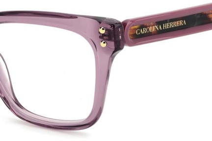 Ochelari Carolina Herrera HER0257 35J Dreptunghiulari Roz