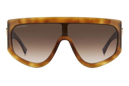 Ochelari de soare Dsquared2 D20149/S 05L/HA Lentilă unică | Shield Havana