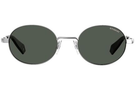 Ochelari de soare Polaroid #fedezselection Collection PLD6066/S 79D/M9 Polarized Rotunzi Argintii