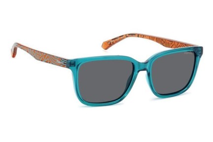 Ochelari de soare Polaroid Junior PLD8063/S TCF/M9 Polarized Dreptunghiulari Verzi