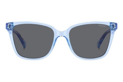 Ochelari de soare Polaroid Junior PLD8062/S MVU/M9 Polarized Cat Eye Albaștri