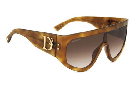 Ochelari de soare Dsquared2 D20149/S 05L/HA Lentilă unică | Shield Havana