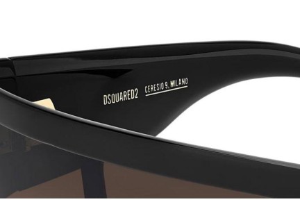 Ochelari de soare Dsquared2 D20149/S 807/HA Lentilă unică | Shield Negri